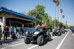 «رژه خدمت» نیروهای ارتش در شیراز