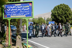 «رژه خدمت» نیروهای ارتش در شیراز