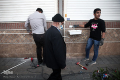 نصب روشویی در معابر عمومی برای شکست کرونا با همت گروه جهادی شهید ابراهیم هادی