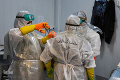 خاکسپاری غریبانه قربانیان کرونا