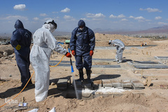 خاکسپاری غریبانه قربانیان کرونا