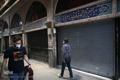 اولین روز بازار تهران پس از تعطیلی اجباری مقابله با شیوع ویروس کرونا