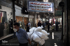 اولین روز بازار تهران پس از تعطیلی اجباری مقابله با شیوع ویروس کرونا