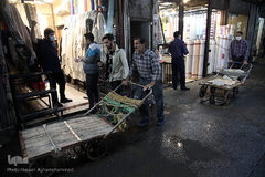 اولین روز بازار تهران پس از تعطیلی اجباری مقابله با شیوع ویروس کرونا