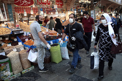 اولین روز بازار تهران پس از تعطیلی اجباری مقابله با شیوع ویروس کرونا