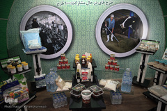 بازدید حجت الاسلام «محمدی گلپایگانی» از نمایشگاه دستاوردهای اجتماعی رزمایش همدلی برکت ستاد اجرایی فرمان امام(ره)