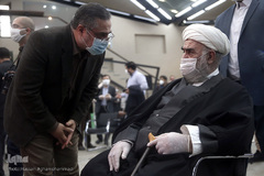 بازدید حجت الاسلام «محمدی گلپایگانی» از نمایشگاه دستاوردهای اجتماعی رزمایش همدلی برکت ستاد اجرایی فرمان امام(ره)