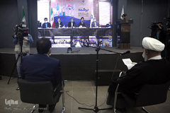 بازدید حجت الاسلام «محمدی گلپایگانی» از نمایشگاه دستاوردهای اجتماعی رزمایش همدلی برکت ستاد اجرایی فرمان امام(ره)