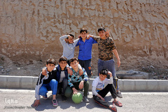 بازی‌های کودکانه در کوچه پس کوچه‌های کرونایی تبریز