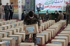 رزمایش همدلی و کمک مومنانه در اهر