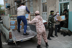 رزمایش همدلی و کمک مومنانه در اهر