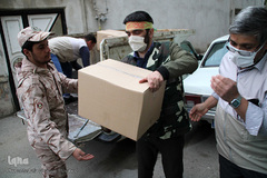 رزمایش همدلی و کمک مومنانه در اهر