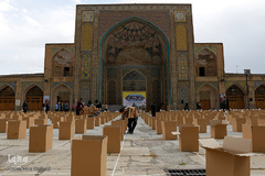 مرحله نخست رزمایش مواسات و همدلی در قزوین