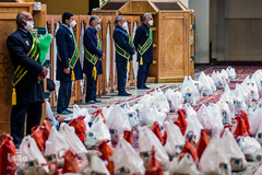 رزمايش «كمك مومنانه» در حرم شاهچراغ(ع)