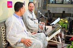 ترتیل‌خوانی آنلاین قرآن در حسینیه امام رضا(ع)