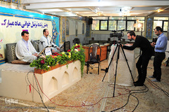 ترتیل‌خوانی آنلاین قرآن در حسینیه امام رضا(ع)