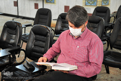 ترتیل‌خوانی آنلاین قرآن در حسینیه امام رضا(ع)