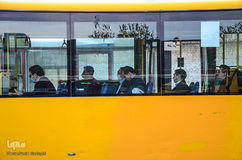 فعالیت اتوبوس‌های تبریز با رعایت دستورالعمل‌های بهداشتی