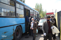 فعالیت اتوبوس‌های تبریز با رعایت دستورالعمل‌های بهداشتی
