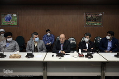 نشست هم اندیشی مقابله با کرونای جامعه قرآنی در مجتمع بیمارستانی امام خمینی(ره)