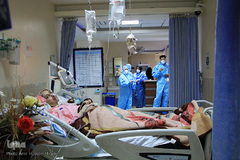 دیدار فرزندان پرستار مدافع سلامت یزد پس از ۴۰ روز با مادر