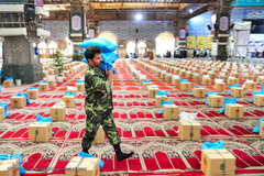 رزمایش مواسات و کمک مومنانه در اهواز