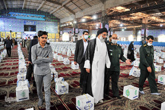 رزمایش مواسات و کمک مومنانه در اهواز