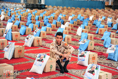 رزمایش مواسات و کمک مومنانه در اهواز