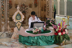 جزءخوانی قاریان نونهالان در حرم مطهر کریمه اهل‌بیت(س)