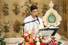 جزءخوانی قاریان نونهالان در حرم مطهر کریمه اهل‌بیت(س)