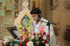 جزءخوانی قاریان نونهالان در حرم مطهر کریمه اهل‌بیت(س)