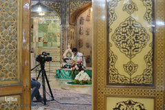 جزءخوانی قاریان نونهالان در حرم مطهر کریمه اهل‌بیت(س)