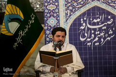 ترتیل خوانی قرآن کریم در حرم سیدالکریم(ع)