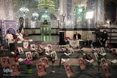 ترتیل خوانی قرآن کریم در حرم سیدالکریم(ع)