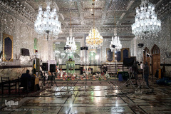 ترتیل خوانی قرآن کریم در حرم سیدالکریم(ع)