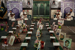 ترتیل خوانی قرآن کریم در حرم سیدالکریم(ع)