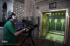 ترتیل خوانی قرآن کریم در حرم سیدالکریم(ع)