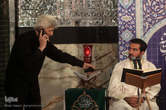 ترتیل خوانی قرآن کریم در حرم سیدالکریم(ع)