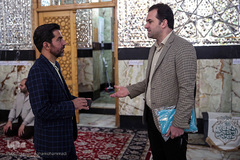 ترتیل خوانی قرآن کریم در حرم سیدالکریم(ع)