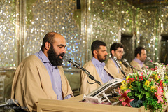 جزء خوانی قرآن کریم در حرم مطهر شاهچراغ (ع)