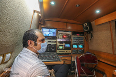 جزء خوانی قرآن کریم در حرم مطهر شاهچراغ (ع)