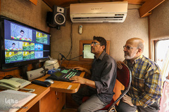 جزء خوانی قرآن کریم در حرم مطهر شاهچراغ (ع)