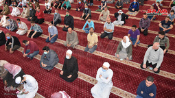 اقامه نماز جمعه در حماه سوریه