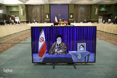 ارتباط تصویری رهبر انقلاب با ستاد ملی مبارزه با کرونا