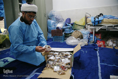 جشن میلاد امام مجتبی (ع) در کنار بیماران کرونایی