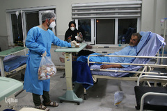 جشن میلاد امام مجتبی (ع) در کنار بیماران کرونایی