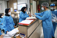 جشن میلاد امام مجتبی (ع) در کنار بیماران کرونایی