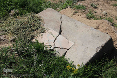 وضعیت نامطلوب قبرستان متروکه منطقه بهار اهر