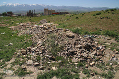 وضعیت نامطلوب قبرستان متروکه منطقه بهار اهر