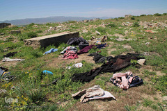 وضعیت نامطلوب قبرستان متروکه منطقه بهار اهر